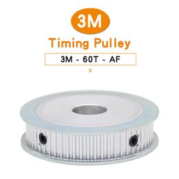 3M-60T Timing Pulley Bore Size 8/10/12/14/15/16/17/19 mm electric Motor Pulley Alloy Material For Width 10/15 mm 3M Timing Belt