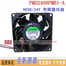 Cooling New original PMD2408PMB1A 8CM 8038 24V 9.6W high air volume inverter industrial control machine cooling fan