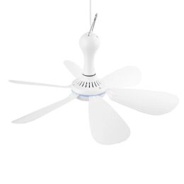 Fans USB 5V Mini Ceiling Fan EnergySaving 5W Silent Summer Cooling Fans Cooler for Home Dormitory Camping Tent 6 Blades