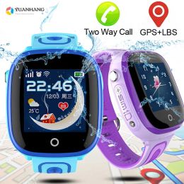 Watches IP67 Waterproof Smart Safe GPS Location Remote Camera SOS Call Monitor Wristwatch Finder Tracker Phone Watch for Kids Student