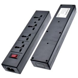 4 Ways PDU Power Strip Universal Power Strip with overload protector 4 Port Socket Outlet extend with Circuit Breaker Switche