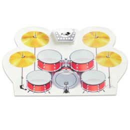 USB PC Digital Electronic Roll Up Drum Pads Kit +Drumsticks+Cable