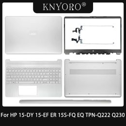 Frames NEW For HP 15EF 15DY ER 15SFQ EQ TPNQ222 Q230 LCD Back Cover Bezel Hinges Bottom Case Laptop Top Body Housing Cover Keyboard