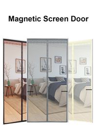 130 - 140 cm width Reinforced Magnetic Screen Door, Anti Mosquito Curtain mesh for door