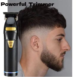 Trimmers NEW USB Hair Clipper T9 Professional Electric Hair Cutting 0MM Machine Rechargeable Man Shaver For Men's Barber Oil Head Trimmer