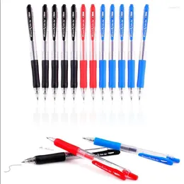 5pcs Black Blue 2pcs Red Gel Pens School Office Supplies Ballpoint Student Writing Rollerball Stationery 040370