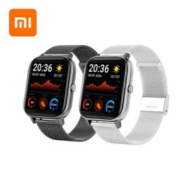 Watches Xiaomi Smart Watch Sports Fitness Heart Rate Monitor MultiDial Full Touch Waterproof Bluetooth Phone Smart Watch Men and Women