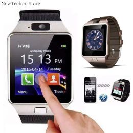 Watches Digital Touch Screen Smart Watch DZ09 Q18 Bracelet Camera Bluetooth WristWatch SIM Card Smartwatch Ios Android Phones Support