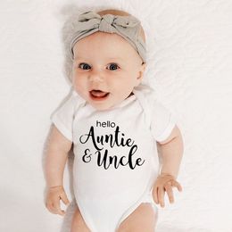 Newborn Baby Clothes Short Sleeve Girl Boy Clothing Let The Adventure Begin Design Rompers Costumes White Cloth