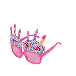 Hot Happy Birthday Gift Glasses Adult Children Cake Candle Sunglasses Funny Toy Party Christmas