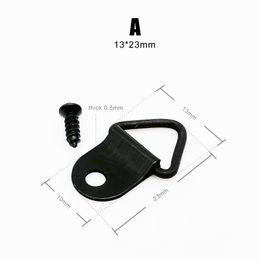 25pcs Black Triangle D-Ring Sawtooth Picture Photo Frame Hanger Art Work Oil Painting Mirror Saw Tooth Hook With Screw 6 types