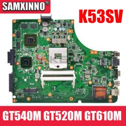 Motherboard K53SV Laptop Motherboard for ASUS K53SV K53SJ K53SM K53SC K53S K53SD X53S A53S Mainboard GT540M GT520M GT610M 100% Tested Work