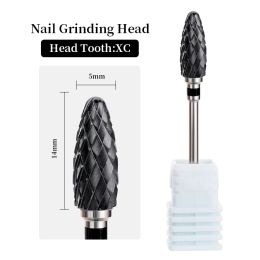 Ceramic Milling Cutter Manicure Nail Drill Bits Electric Nail Files Grinding Bits Mills Cutter Burr Nail Manicure Accessories