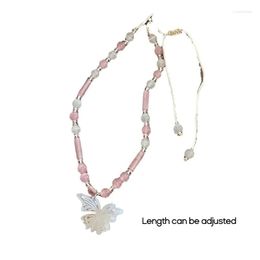 Pendant Necklaces Women Angel Neck Chain Cold Wind Hip-Hop Trend Necklace Jewellery Dropship Drop Delivery Pendants Dhzmo