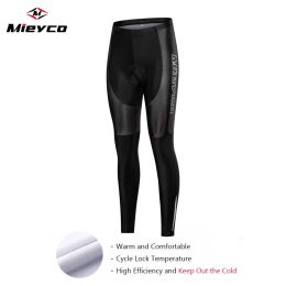 Mieyco-Thermal Cycling Bib Trousers for Women, Mountain Bike Pants, Bicycle Tights, Coolmax 5D Gel Pad, Warm, Winter