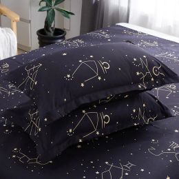 NO PILLING NO FADE Bedding Sets Single King Size 2-3PCS Star Duvet Cover Set, 4PCS Set For Duvet cover Bed Sheet Pillowcase