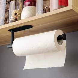 Toilet Paper Holders Adhesive Hanging Paper Roll Towel Holder Bathroom Toilet Storage Stand Kitchen Organizer Napkin Rack Stainless Steel Wall Mount 240410