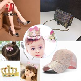 20*120cm Ultra Chunky Glitter iridescent Sequins Faux PU Leatherette Sewing Fabric Sparkle DIY Craft Brooch Bow Bag Earring Roll