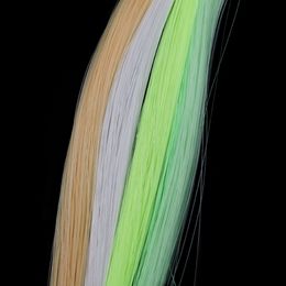 LIONRIVER Fly Fishing Luminous Fibre Thread Super Glowing Material for Trout Fly Lure Streamers Assist Hook Sabiki Rigs