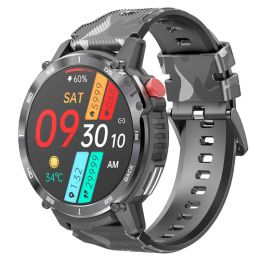 Watches C22 Smart Watch Men Bluetooth Call 1.6 Inch HD Screen 4G Memory 400mAh Heart Rate Healthy Sport Fitness Bracelet Smartwatch