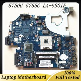 Motherboard PC Mainboard For ACER Aspire 5750 5750G 5755 5755G P5WE0 LA6901P Laptop Motherboard HM65 UMA HD DDR3 MBR9702003 100%Full Tested