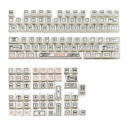 Accessories 125/127/135 Key PBT Keycaps XDA Highly Graffiti Thermal Sublimation DIY Layout Replacement for Mechanical Keyboard Accessories