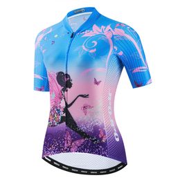 Cycling Jerseys Women mtb Jersey Short Sleeve Bicycle Shirts Mountain Bike Clothes Summer Breathable Bike Tops Quick Dry