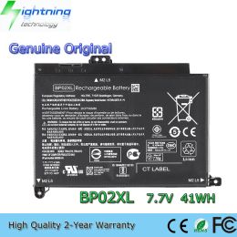 Batteries New Genuine Original BP02XL 7.7V 41Wh Laptop Battery for HP Pavilion 15AU 15AU010WM 849569421 849909850
