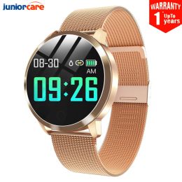 Watches Q8Plus Smart Watch Women IP67 Smartwatch Female Wristwatch Heart Rate Blood Pressure Lady Bracelet Gift Bluetooth Watch