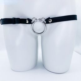 Wear Metal Penis Rings for Part Chastity Cage Accessories Penis Ring Chastity Belt Uses Built Lock Strap PU Belt Sex Toys Shop