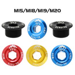 M19 Cranks Screw CNC Aluminium Alloy Crankset Cover Cycling Parts For Shimano Crank Bolt Cap mountain bike parts