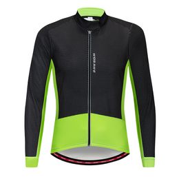 WOSAWE Men Winter Cycling Jackets Thermal MTB Bicycle Running Jacket Windproof Breathable Reflective Softshell Windbreaker