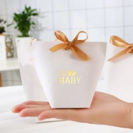 5pcs Oh Baby candy box Baby Shower boy girl Neutral Gender Reveal New Arrival party Mummy to be Pregnancy Announcement gift