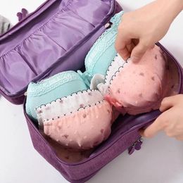 2024 High Capacity Travel Storage Bag for Bra Underwear Socks Cosmetics New Wardrobe Closet Clothes Organiser Accessories Storage Bag Travel