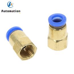 Air Pipe Fitting 10mm 12mm 8mm 6mm Hose Tube 1/8" 3/8" 1/2" BSP 1/4" Female Thread Brass Pneumatic Connector Quick Joint Fitting