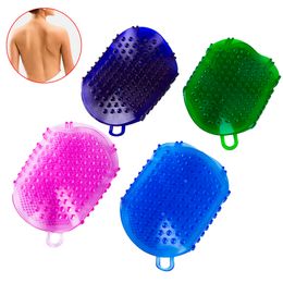 1Pc Soft Shower Silicone Massage Scrub Gloves For Peeling Body Scrubber Bath Brush Skin Exfoliating Gloves Footbrush Body Brush