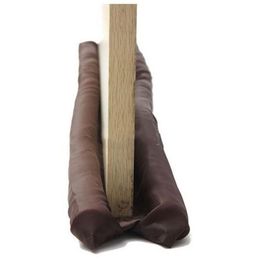 Hot Sale Brown Double Door Draft Stopper Dual Draught Excluder Air Insulator Windows Dodger Guard Energy Saving