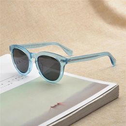Sunglasses Fashion Outdoor 2024 Vintage Polarized Men Cary Grant Retro OV5413 Round Acetate Sun Glasses Women