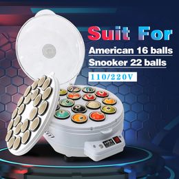 Billiard Ball Cleaner Machine, 16 Balls Snooker, 22 Balls Clean, Automatic Washing, Electronic Machine, Clean Accessories