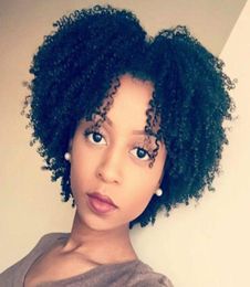 A brazilian Hair African Ameri short curly wigS simulation human hair kinky curly wigs in stock96719076509016
