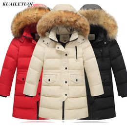2023 Children Made of Feather Winter Duck Down Jacket for Girls clothing Boys Parka Child hooded Coat baby Clothes Kids Outwear