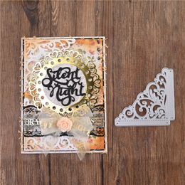 InLoveArts Corner Dies Flower Lace Frame Metal Cutting Dies for Card Making New 2020 Scrapbooking Album Die Cut Crafts Stencils