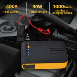 Portable Car Jump Starter Power Bank 30W PD External Battery Booster Car 12V Automotive Battery Charger Powerbank