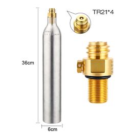 Soda Bottle Adapter,TR21-4 Brass Valve for Soda Cylinder M18*1.5 Thread Replacement Valve Co2 Cylinder Aerator Soda Water Making