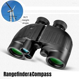 Telescope Professional 8X40 Military Binoculars Built-in Laser Rangefinder 1000m Distance Waterproof LL Night Vision For Hunting