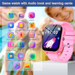 Watches Kids Smart Watch Music Play Flashlight 22 Games Watch Pedometer Habit Tracking Children Smartwatch Boys Girls Gifts Call Clock