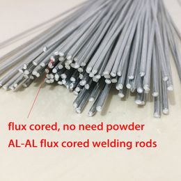 20 PCS 2mm*50cm Low temperature aluminum flux cored welding wire No need aluminum powder Instead of WE53 copper and aluminum rod