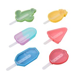 Ice cream mold, food grade silica gel, watermelon, pineapple, strawberry, diamond, classic, cactus shape ice-cream tools