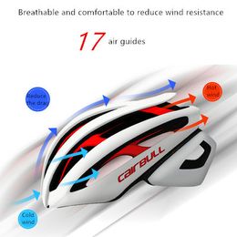 Bicycle Mountain Bike Helmet One-piece Bicycle Riding Helmet Safety Mountain Bike Racing Lightweight Double-layer Riding Helmet