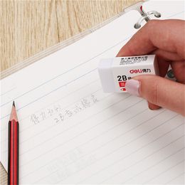 Deli 2B Pencil White Eraser Artist Sketch Drawing Rubber Student Art Painting Stationery School Office Supply Kids Study Gift
